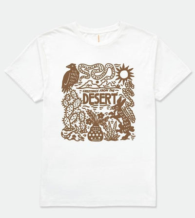 Desert Greetings Unisex Tee - White