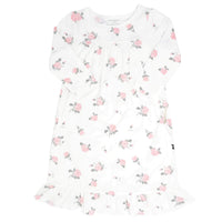 Boho Dress - White Roses