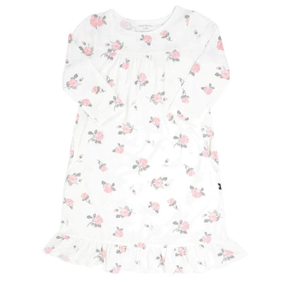 Boho Dress - White Roses