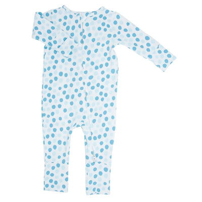 Convertible Romper - Polka Dot Blue