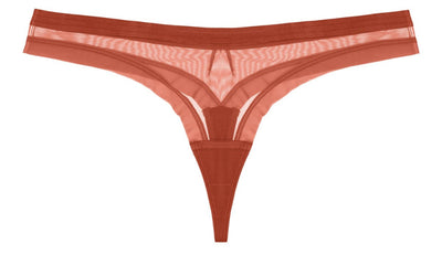 Voice Your Wants Thong - Sienna - FINAL SALE - L - Underwear