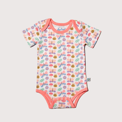 Short Sleeved Onesie - Flutter Friends