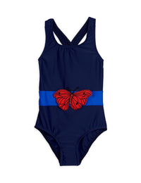 Butterfly Sporty Swimsuit - Navy