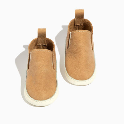 Weathered Brown Slip On Baby Shoe - ’Slip-On - Baby Kids Teen Adult’