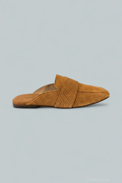Women’s At Ease Embossed Loafers - Tan Suede - 7.5 - Loafers