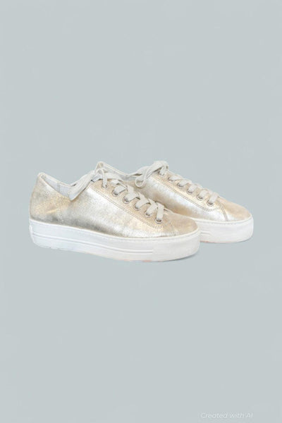 Women’s Bixby Low Top Platform Sneakers - Mineral Metallic - 8 - Sneaker