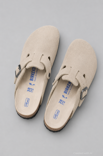 Women’s Boston Clogs - Oyster Tonal - Clog