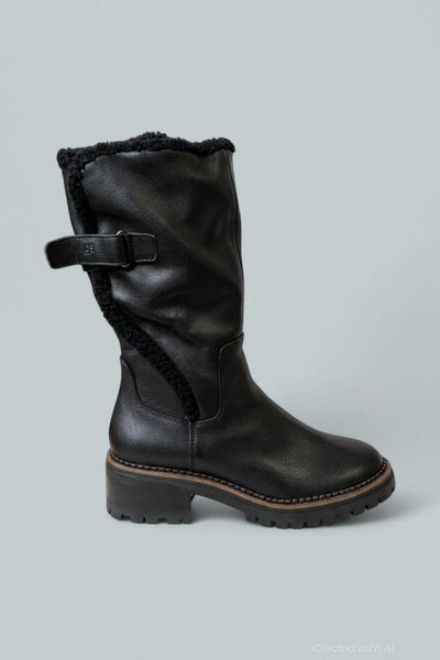 Women’s Bradford Boots - Black Leather - 9.5 - Boots