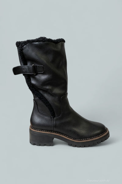 Women’s Bradford Boots - Black Leather - 9.5 - Boots