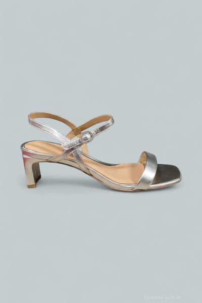 Women’s Brazi Slingback Sandals - Silver - Pumps