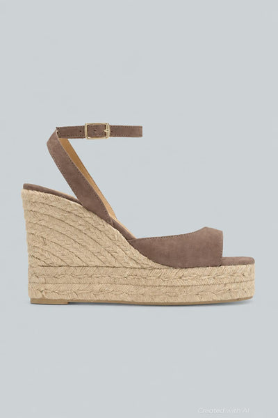 Women’s Brook Espadrille Wedges - Ante Taupe - 7.5 US / 38 EU / 5 UK - Espadrille