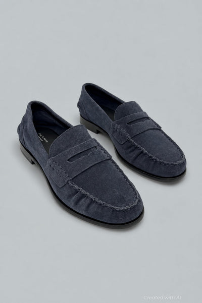 Women’s Carter Loafers - Navy Suede - 9 - Loafers