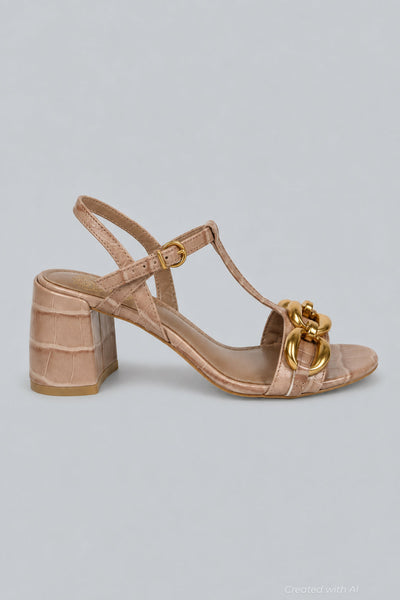 Women’s Chirie Chain Sandals - Medium Brown - 6 - Sandals