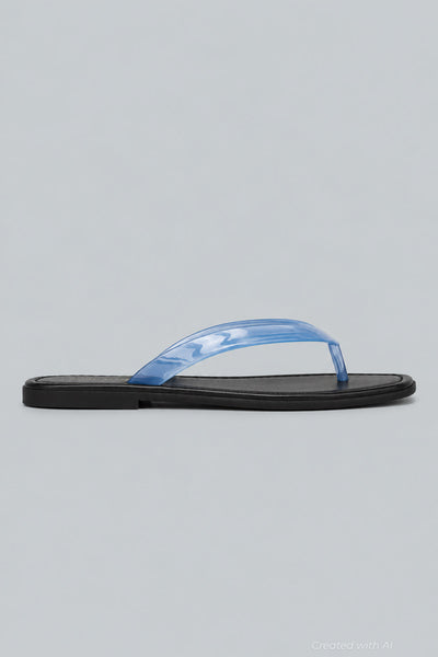 Women’s Clea Jelly Thong Sandals - Royal Blue - 6 - Flip Flop