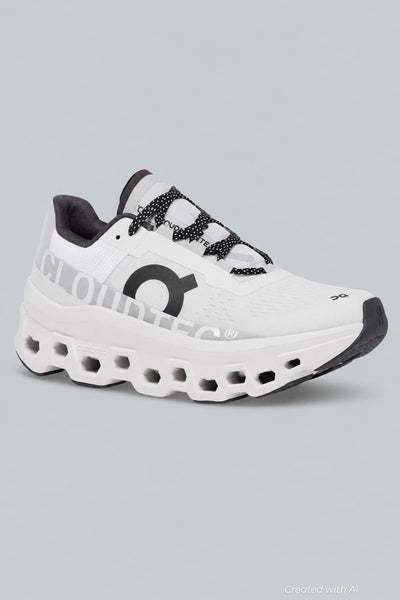 Women’s Cloudmonster Running Shoes - White - Sneaker