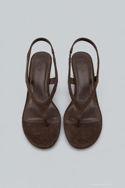 Women’s Dana Thong Sandals Exclusive - Chocolate Brown Suede - 9 - Sandal