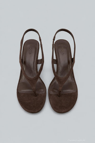 Women’s Dana Thong Sandals Exclusive - Chocolate Brown Suede - 9 - Sandal