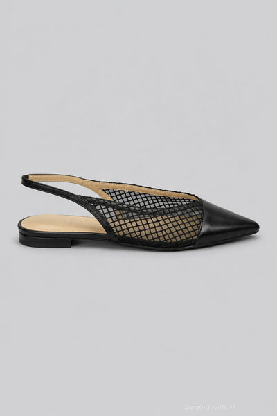 Women’s Davin Slingback Flats - Black - Slingback