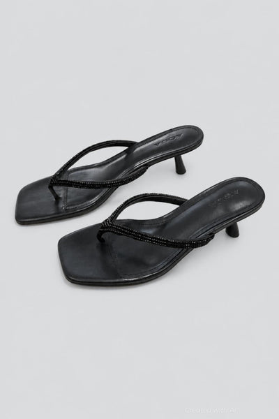 Women’s Ebony Thong Sandals Exclusive - Black - Sandal