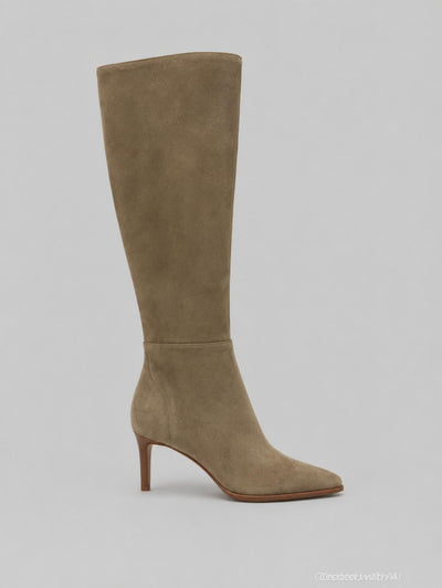 Women’s Emmi Boots - Olive Suede - 9 - Boots