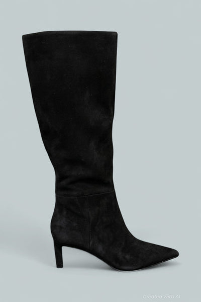 Women’s Eva Boots - Black Suede - Boots