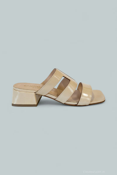Women’s Fifi Leather Sandals - Beige - 7 - Sandal