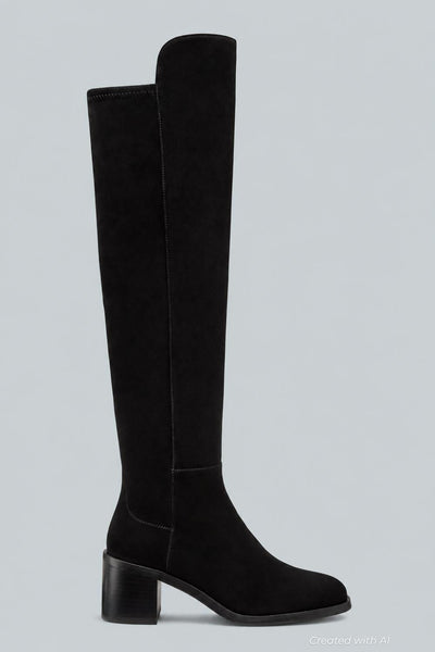 Women’s Finn 50/50 Boots - Black Suede - 7.5 - Boots