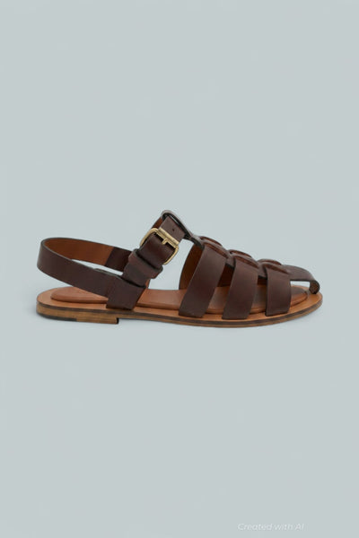 Women’s Fisherman Sandals - Chocolate - Sandal