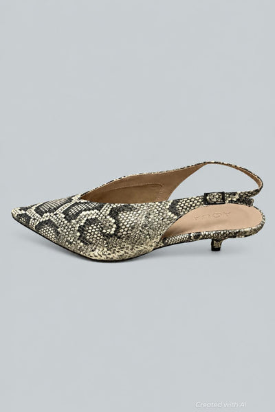 Women’s Gabby Pumps - Natural Snake - Heels