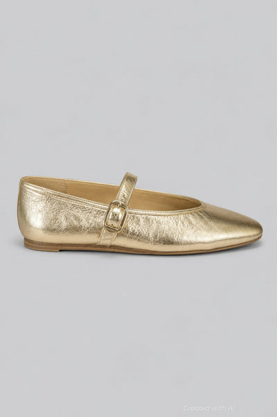 Women’s Godea Flats - Gold - 9 - Flats