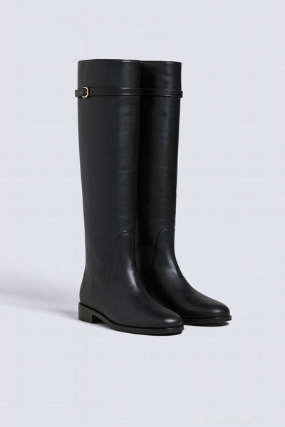 Women’s Harlow Riding Boots - Black - 8 US / 38 EU - Boots