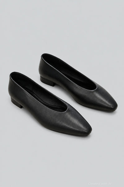 Women’s Hinted Flats - Black - 8 - Loafers