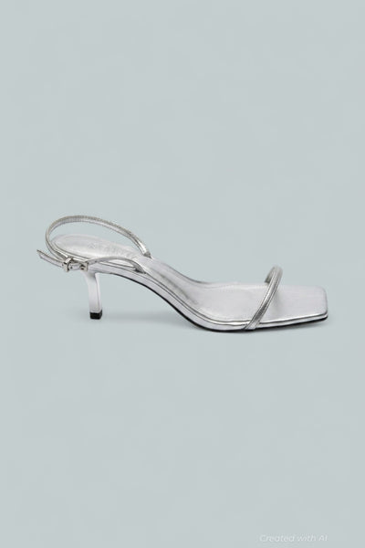 Women’s Judith Slingback Sandals - Silver - 7.5 - Slingback