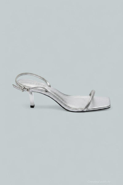 Women’s Judith Slingback Sandals - Silver - 7.5 - Slingback