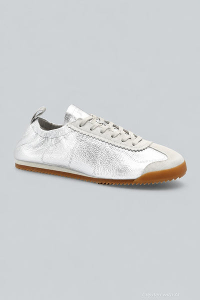Women’s Kenny Running Sneakers - Silver - 7 - Sneaker