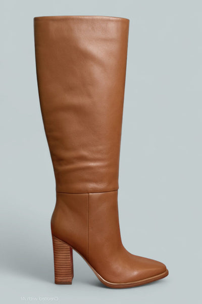 Women’s Lannie High Heel Boots - Medium Natural - 6 - Boots