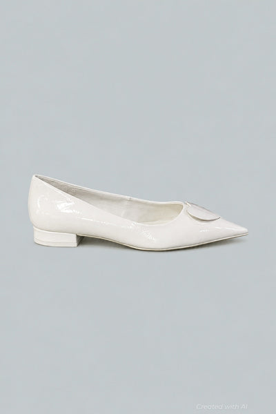 Women’s Lover Flats - Cream - Flats