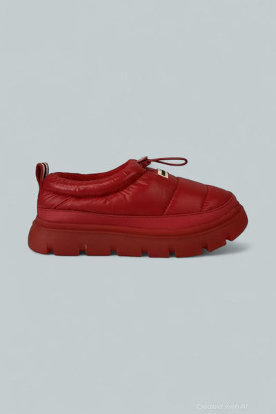 Women’s Madi Puffer Booties - Medium Red - 7 - Booties