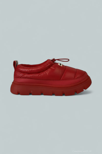 Women’s Madi Puffer Booties - Medium Red - 7 - Booties