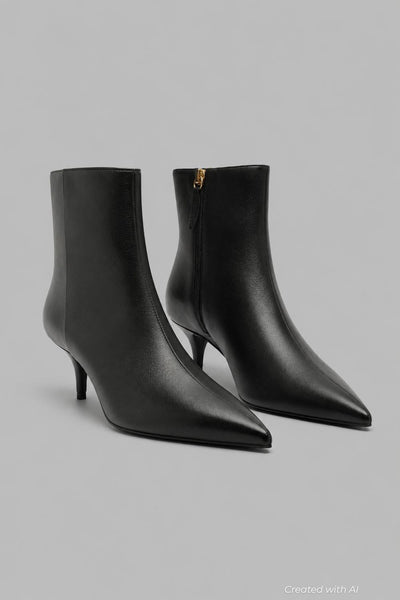 Women’s Mikki Mid Booties - Black - Bootie