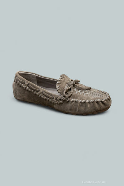 Women’s Misty Suede Moccasins - Olive Suede - 7.5 US / 37.5 EU - Loafers