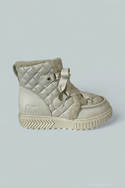 Women’s Ona Ave Alpine Waterproof Boots - Chalk/Sea Salt - 9 - Boots
