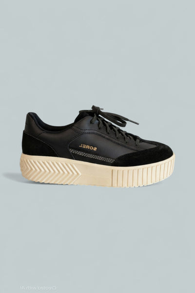 Women’s Ona Ave T-Toe Sneakers - Black/Honey - Sneaker