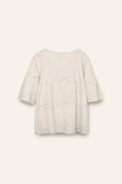 Women’s Organic Pima Cotton Lounge Tee - Breeze - T-shirt