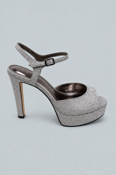 Women’s Poppy Platform Sandals - Silver - 7.5 - Sandals