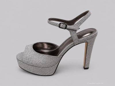Women’s Poppy Platform Sandals - Silver - 7.5 - Sandal