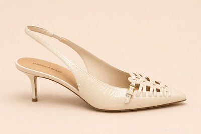 Women’s Rashida Slingback Pumps - Ecru - 12 - Slingback