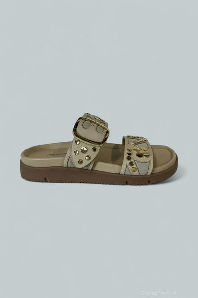 Women’s Revelry Studded Slide Sandals - Plaster - 8.5 US / 38.5 EU - Sandals