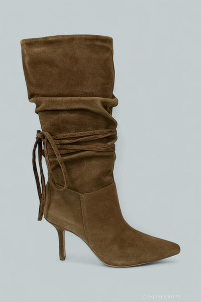 Women’s Samina Wrapping Slouch Boots - Golden Sienna - Boots