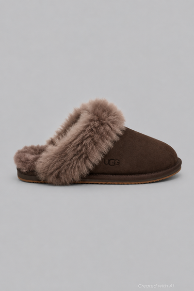 Women’s Scuff Sis Shearling Mule Slippers - Dusted Cocoa - Mules